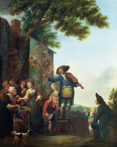 Der Geiger von Francois Louis Joseph Watteau